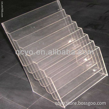 Factory directly sale fantastic acrylic plastic magazine storage boxes